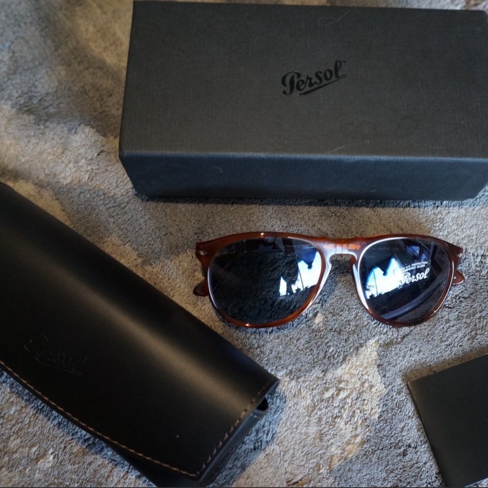 Brown frame Persol sunglasses